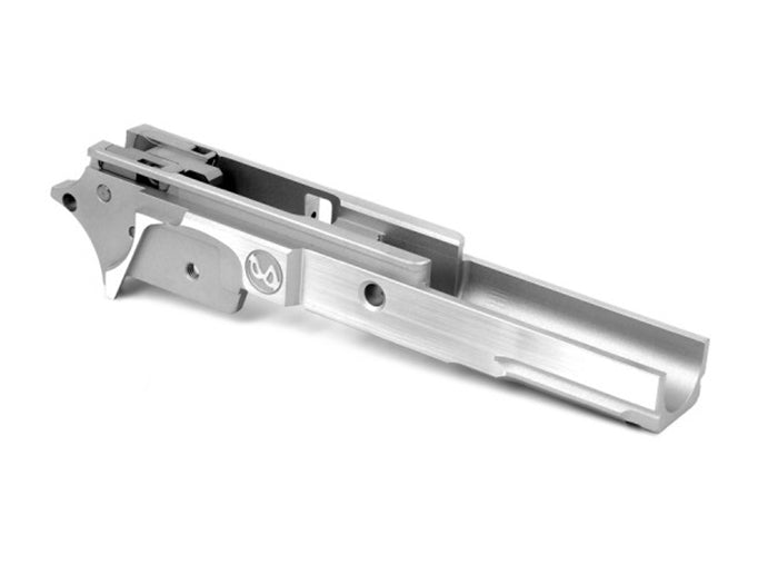 Airsoft Masterpiece Hi-Capa Aluminum Frame with Tactical Rail - Infinity 3.9 (Silver)