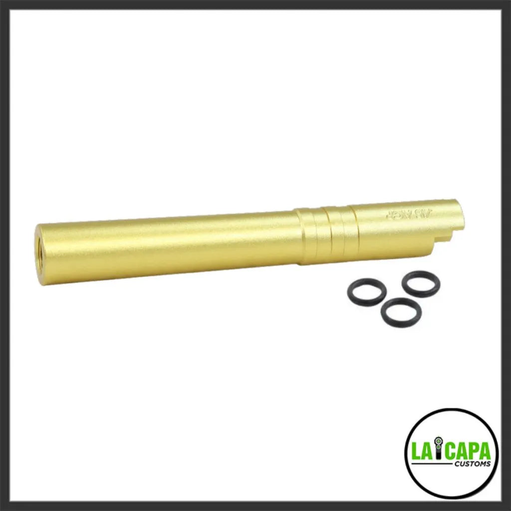 LA Capa Customs 5.1 Aluminum Threaded Outer Barrel - Gold