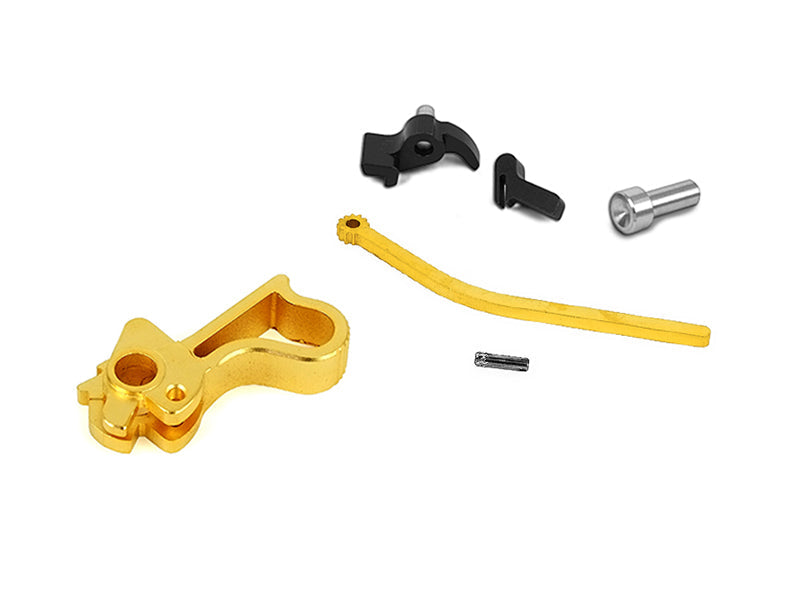 Airsoft Masterpiece CNC Steel Hammer & Sear Set for Marui Hi-CAPA (Combat Master) Type 13 Gold