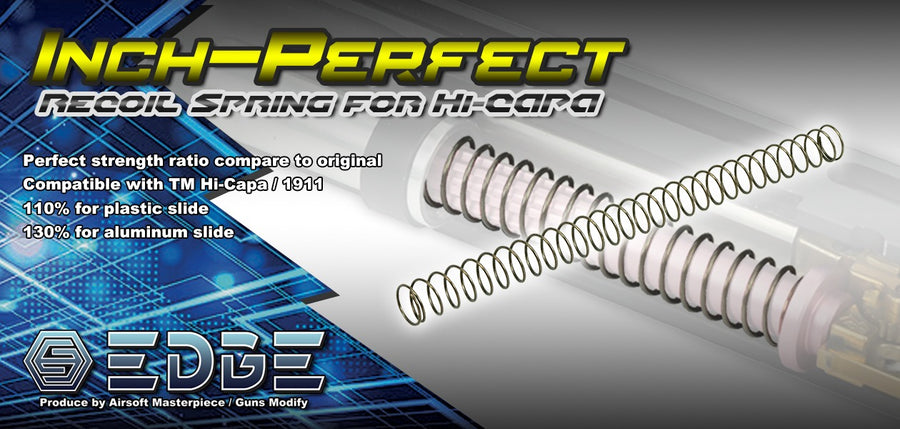 EDGE "INCH-PERFECT' 110% Recoil Spring For Hi-CAPA