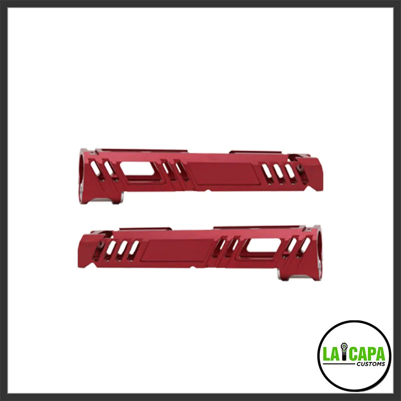 LA Capa Customs 4.3 “Conqueror” Aluminum Slide - Red