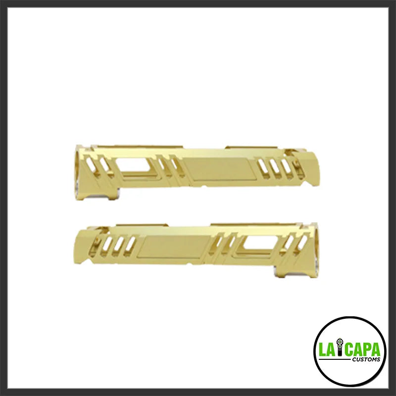 LA Capa Customs 4.3 “Conqueror” Aluminum Slide - Gold
