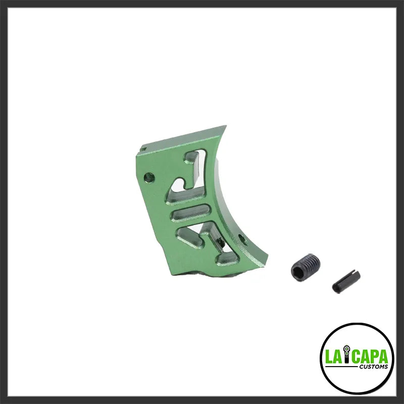 LA Capa Customs “S1” Curved Trigger For Hi Capa - Green
