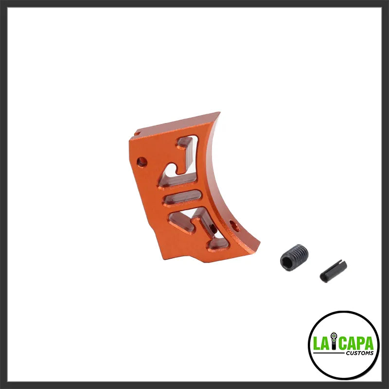 LA Capa Customs “S1” Curved Trigger For Hi Capa - Orange