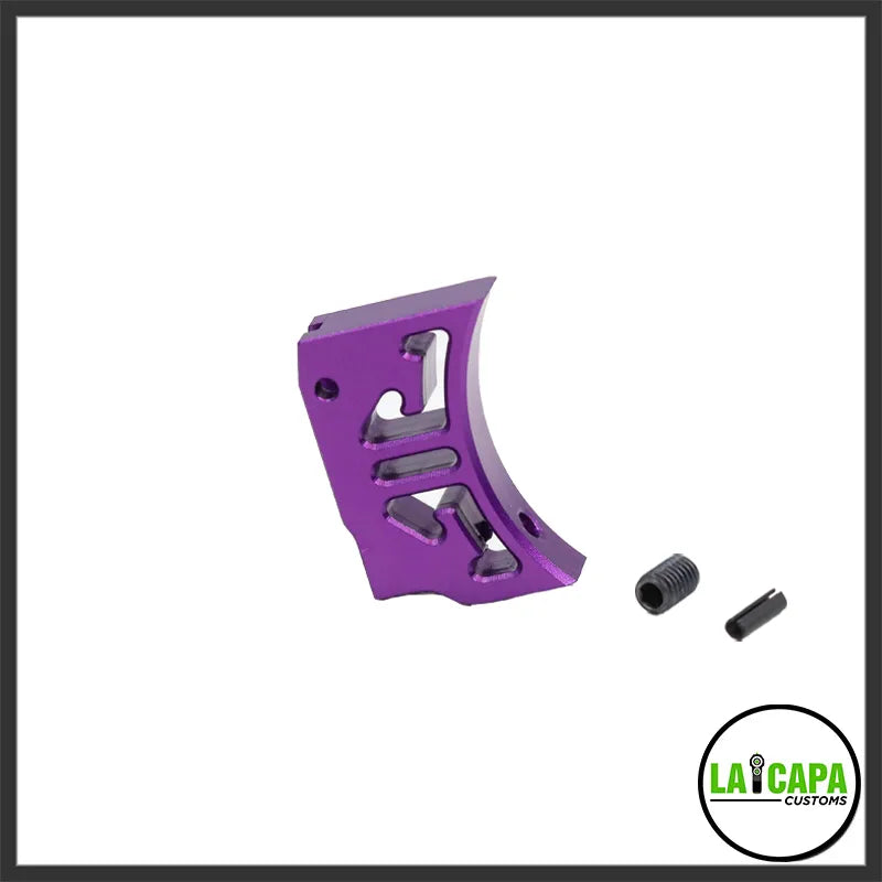 LA Capa Customs “S1” Curved Trigger For Hi Capa - Purple