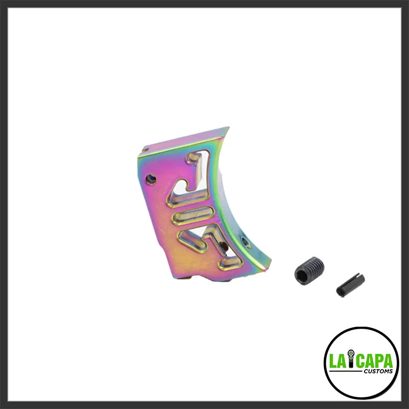 LA Capa Customs “S1” Curved Trigger For Hi Capa - Rainbow