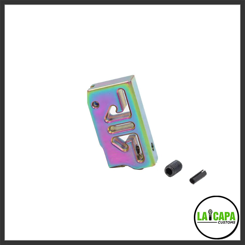 LA Capa Customs “S2” Flat Trigger For Hi Capa - Rainbow