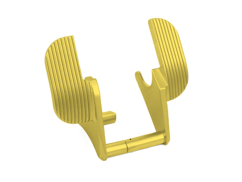 Airsoft Masterpiece Steel Thumb Safeties – SV Wide (Gold)