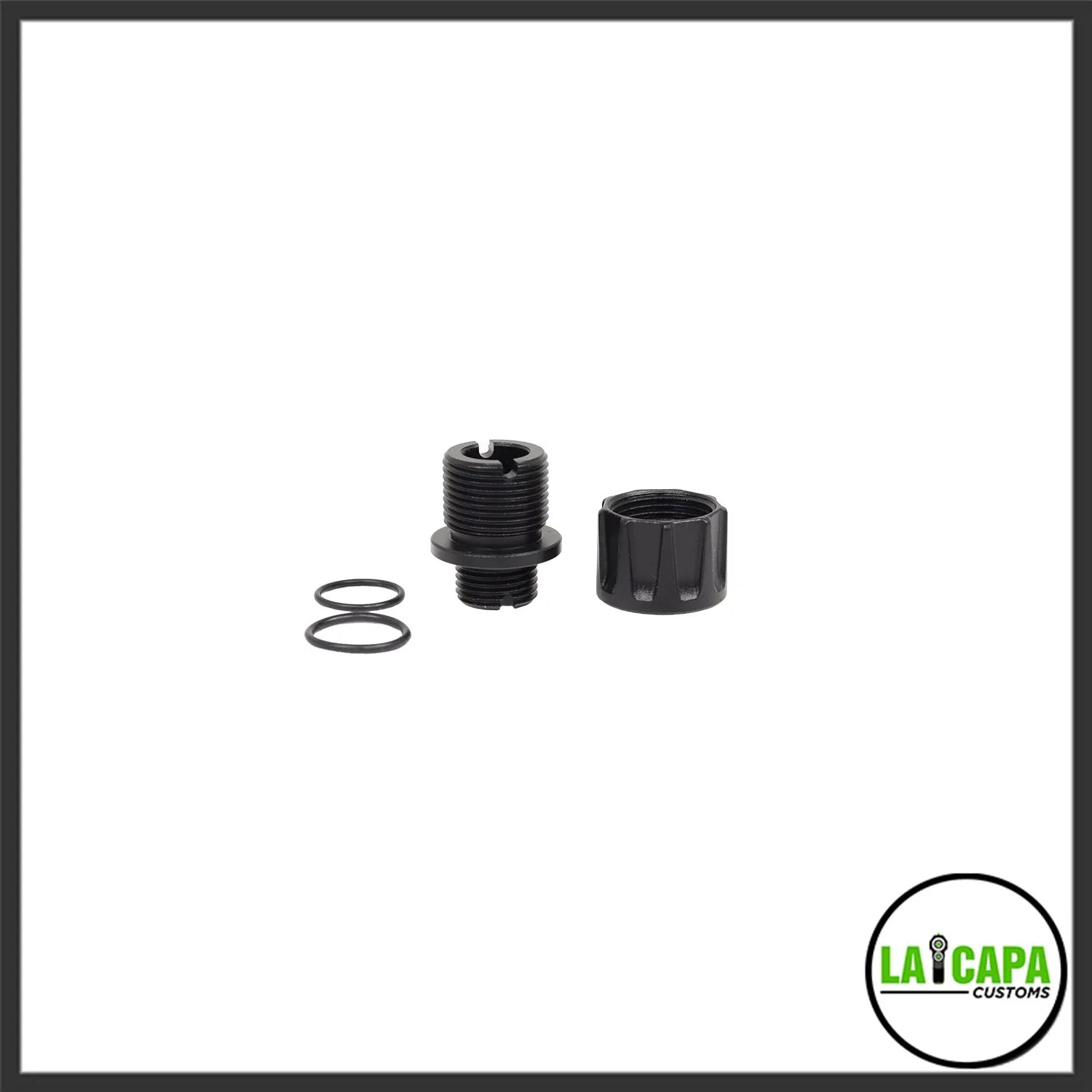 LA Capa Customs “S1” Reversible Thread Adapter for Hi Capa - Black