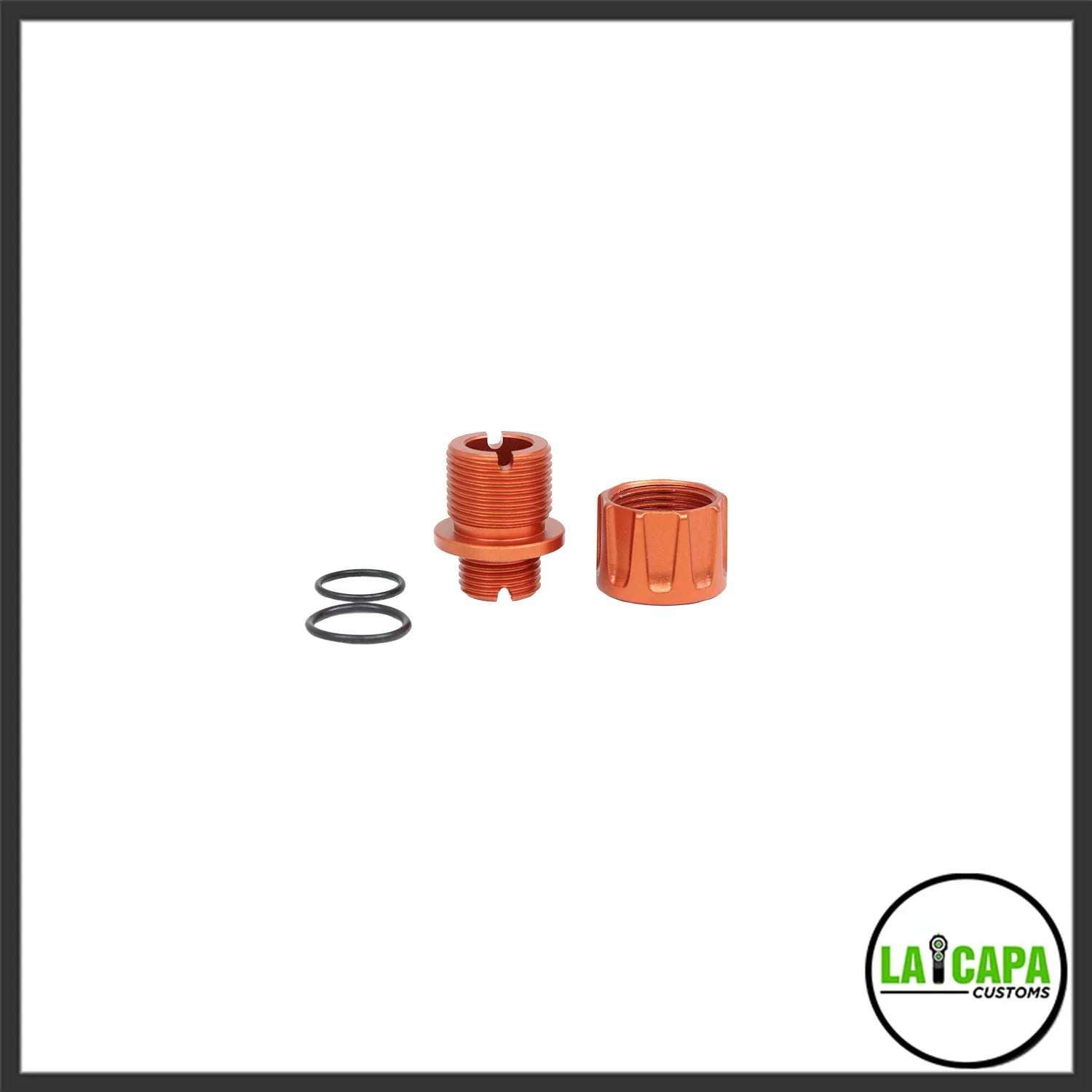 LA Capa Customs “S1” Reversible Thread Adapter for Hi Capa - Orange