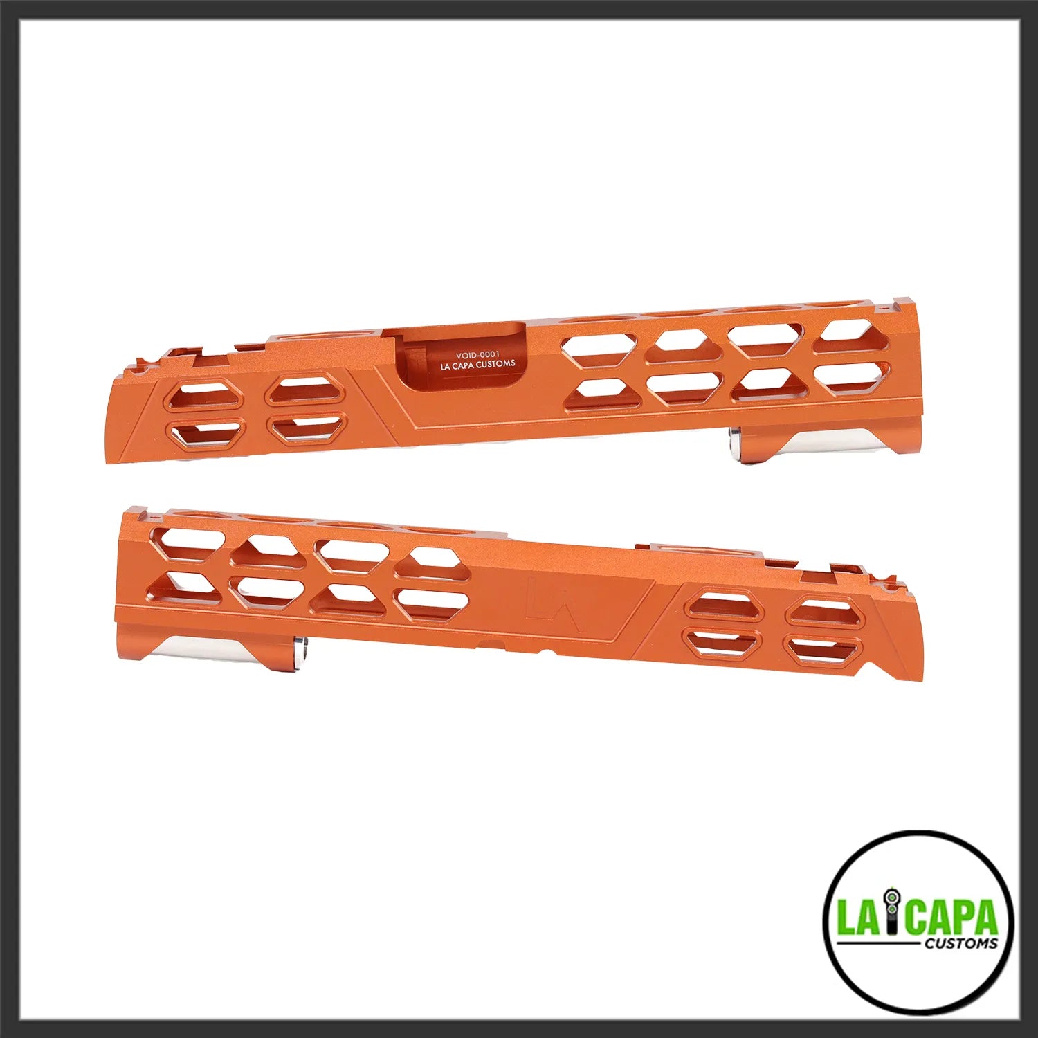 LA Capa Customs 5.1 “VOID” Aluminum Slide

- Orange