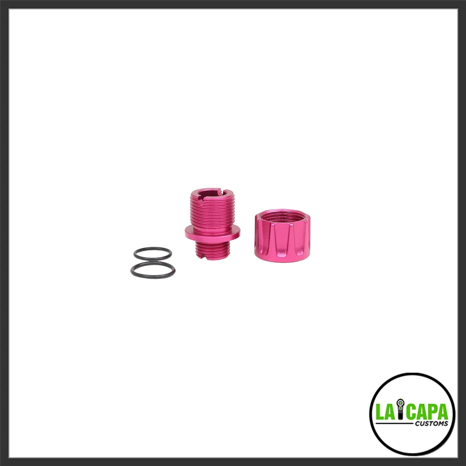 LA Capa Customs “S1” Reversible Thread Adapter for Hi Capa - Pink