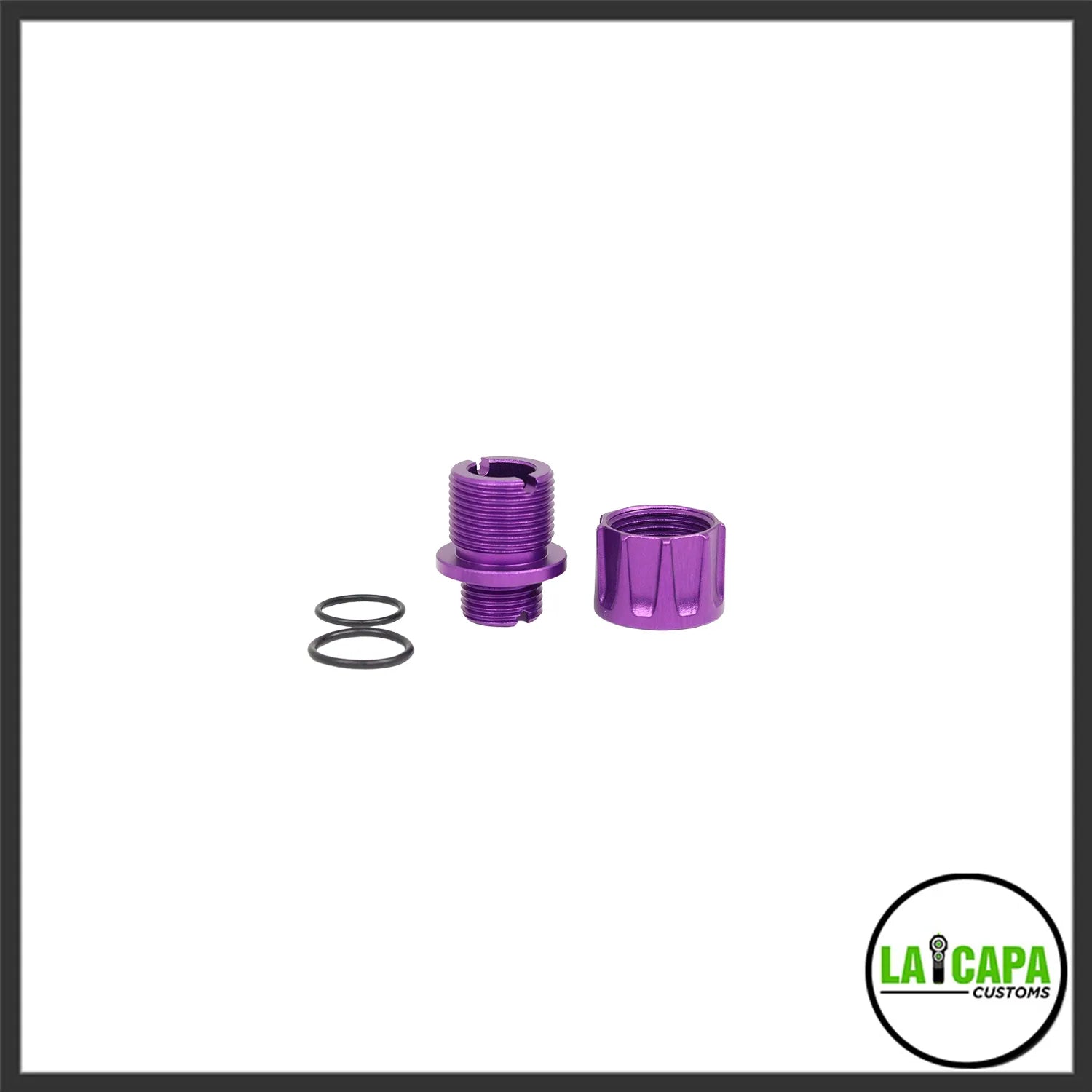 LA Capa Customs “S1” Reversible Thread Adapter for Hi Capa - Purple
